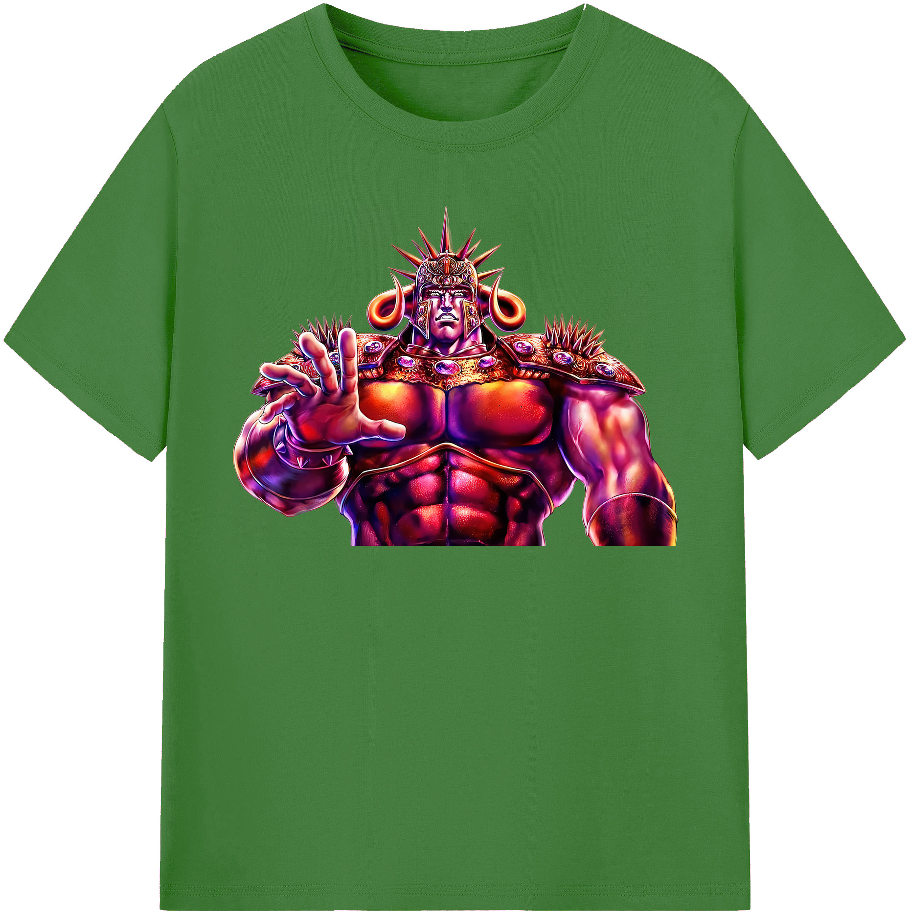 （画像用） 北斗の拳 Fist of the North Star レディースカジュアルプリントTシャツ（綿100％）